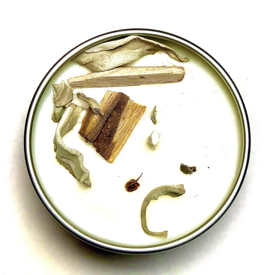 "Cleanse" Soy Candle with Sage and Palo Santo