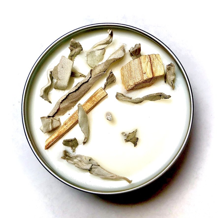 "Cleanse" Soy Candle with Sage and Palo Santo