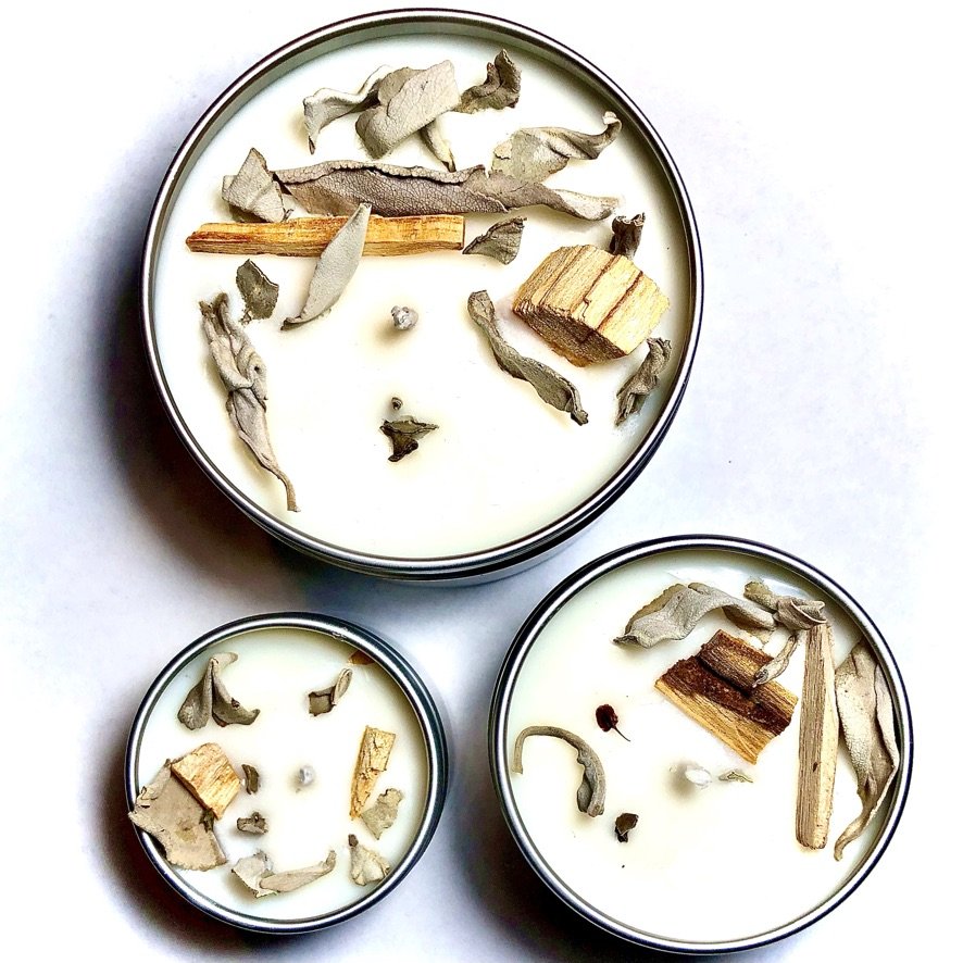 "Cleanse" Soy Candle with Sage and Palo Santo