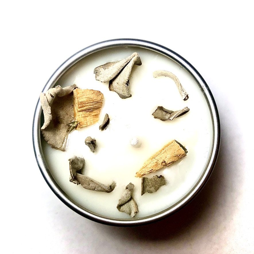 "Cleanse" Soy Candle with Sage and Palo Santo