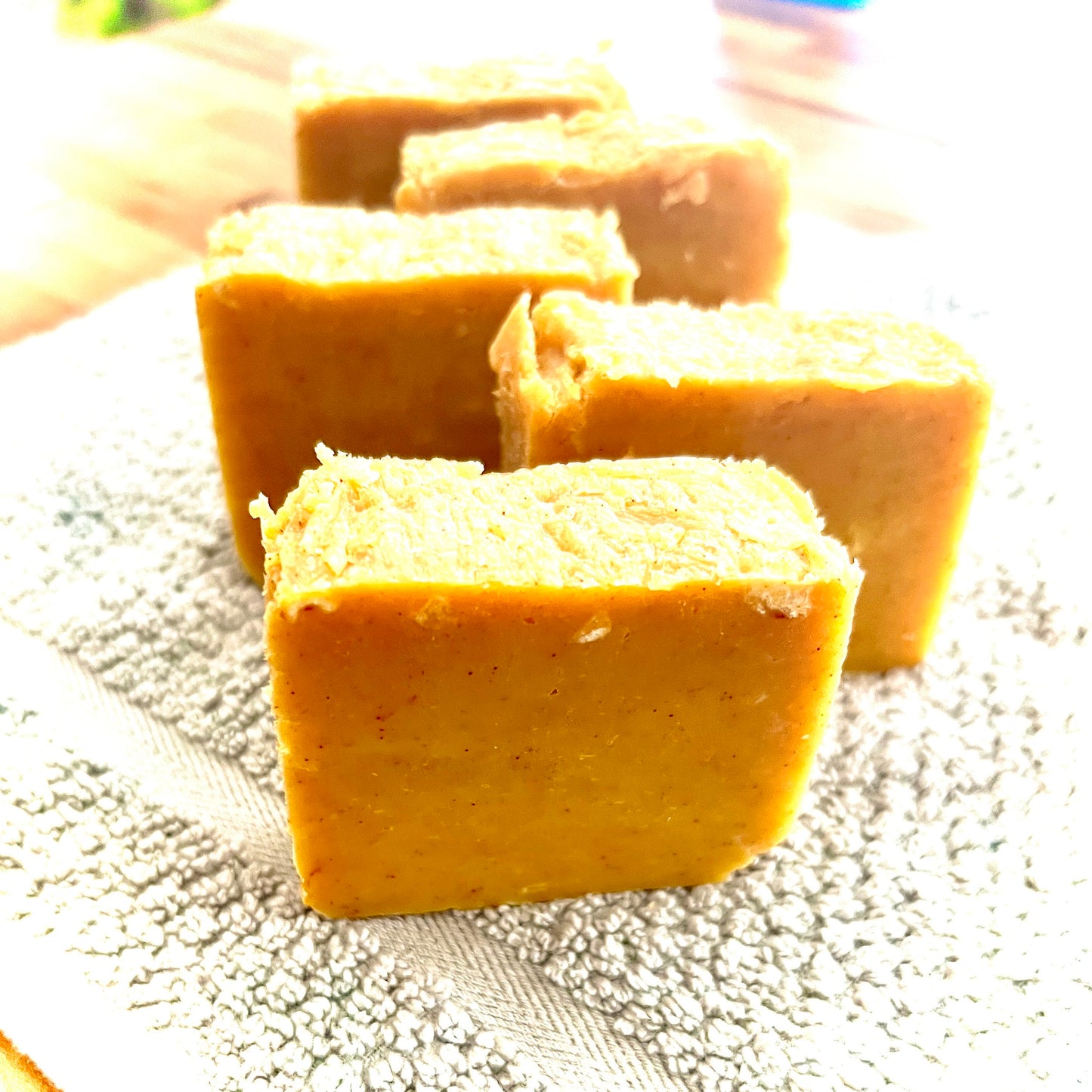 Carrot & Lemongrass Soap with Turmeric